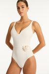 Casa Del Mar Plunge One Piece - Casa Del Mar Coconut - Sea Level Australia 