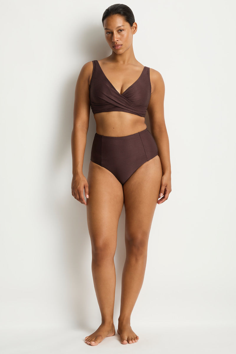 Zen Cross Front Tie Back Bra