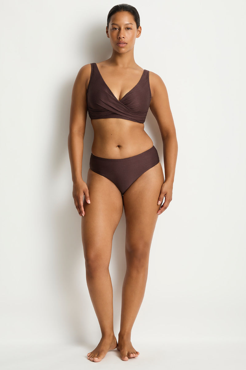 Zen Cross Front Tie Back Bra