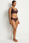 Zen Cross Front Tie Back Bra