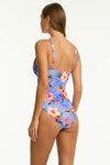 Blue Hawaii Spliced One Piece