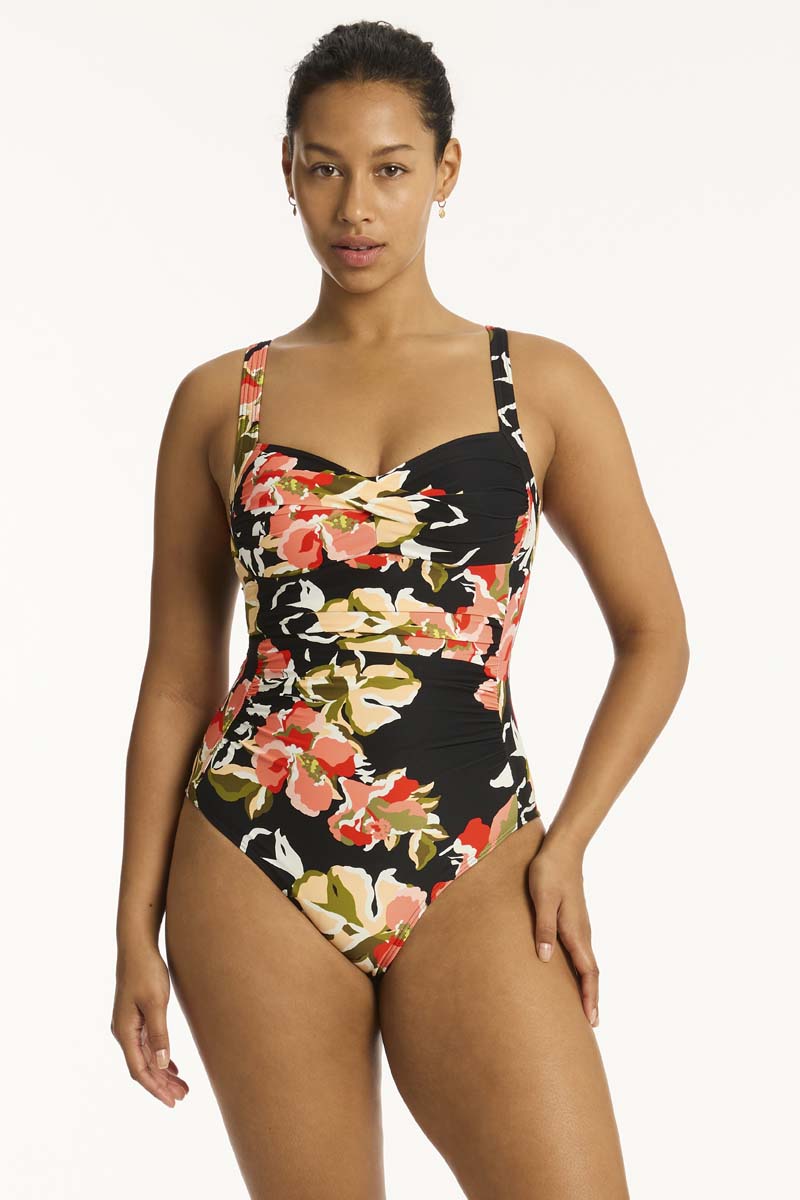 Juniper Twist Front One Piece - Juniper - Sea Level Australia 