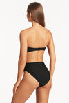 Honeycomb U Bar Bandeau - Honeycomb Black - Sea Level Australia 