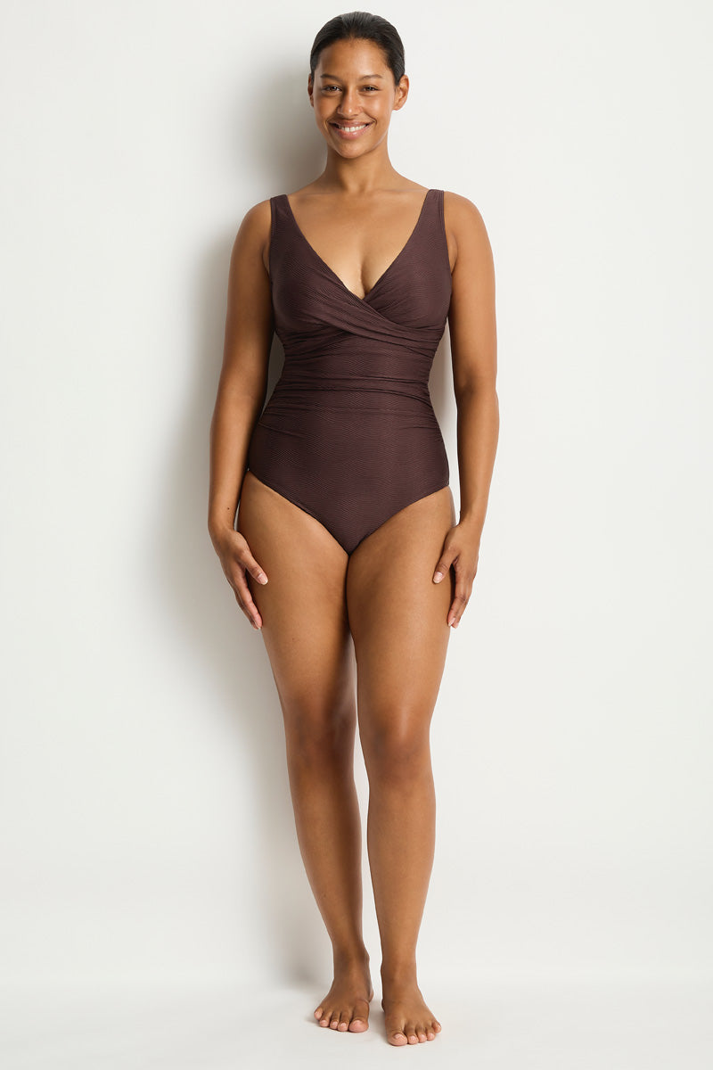 Zen Cross Front Tie Back One Piece