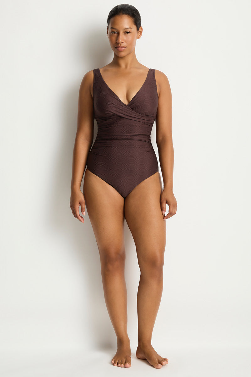 Zen Cross Front Tie Back One Piece