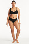 Honeycomb C/D Underwire Bra - Honeycomb Black - Sea Level Australia 