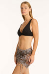 Congo Drawstring Mini Mesh Skirt - Congo - Sea Level Australia 