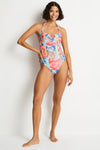 Coco Island Twist Front Halter One Piece