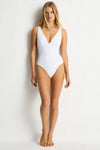 De Luxe Plunge Longline One Piece