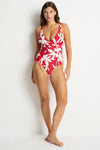 Leilana Scoop Back Panel Line One Piece