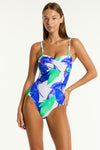 Sublime Twist Bandeau One Piece in Sea Level | Sea Level Australia 