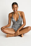 Zebralis Longline Halter One Piece