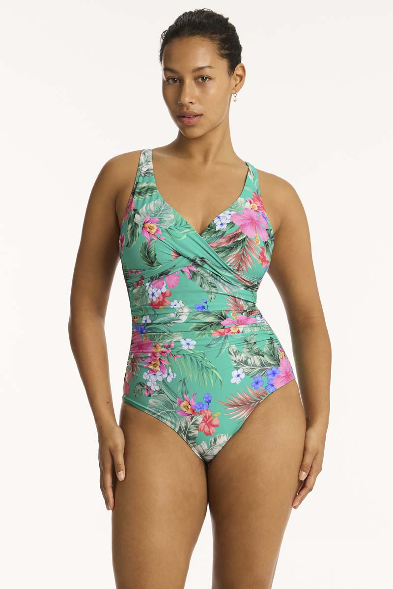 Pacifico Cross Front One Piece - Pacifico - Sea Level Australia 