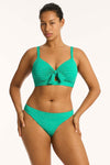 Evergreen Capri Tie Front DD/E Bralette - Sea Level - Sea Level Australia 