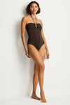De Luxe U Bar Bandeau One Piece