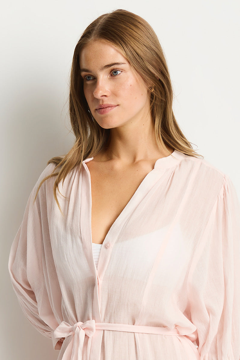 Salt Boho Long Shirt Dress