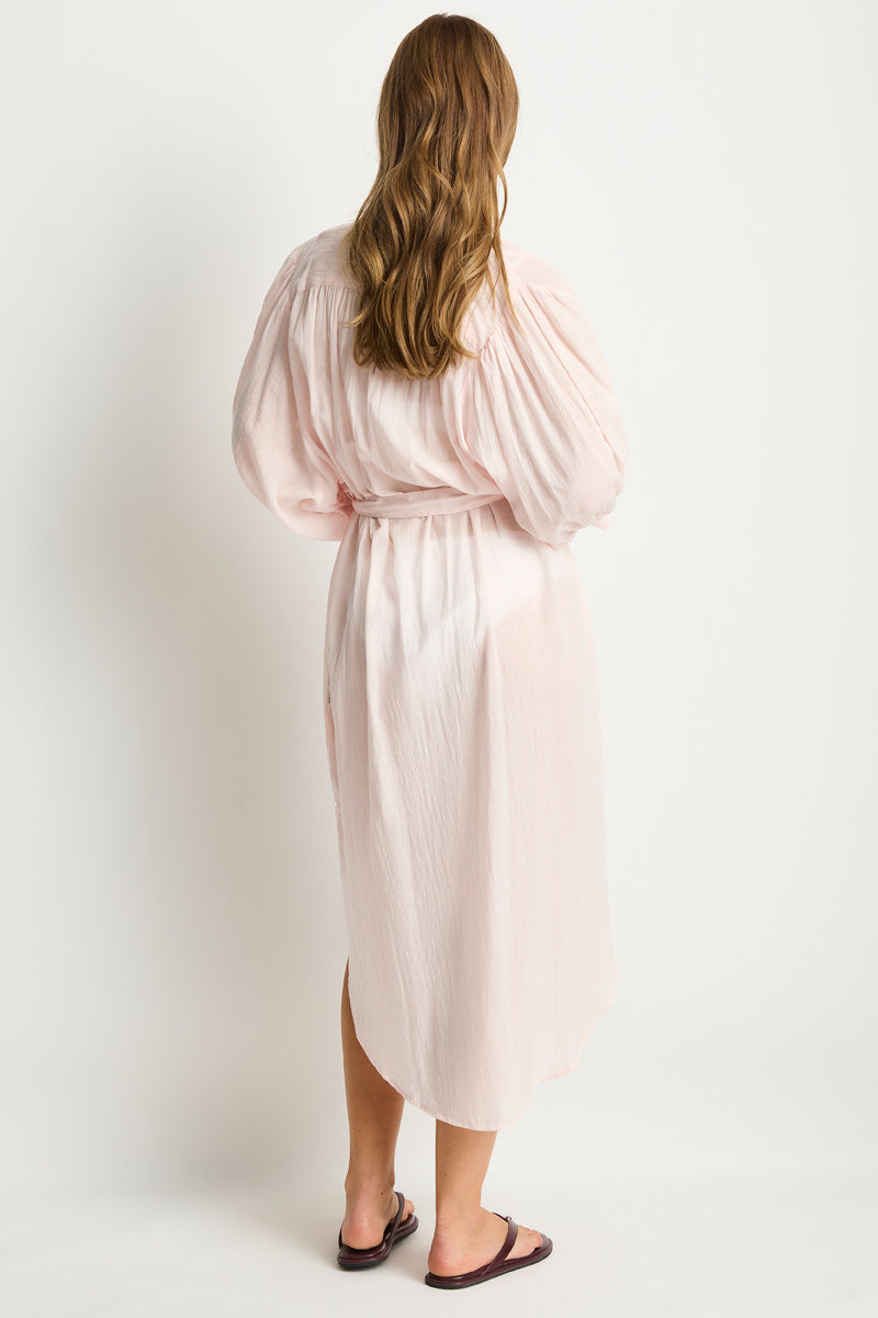 Salt Boho Long Shirt Dress
