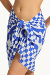 Seascape Bordered Sarong