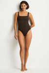 De Luxe Square Neck Bralette One Piece