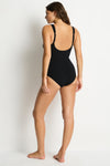 La Mer Cross Front Scoop Back One Piece