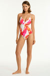 Sublime Cross Back Tri One Piece in Sea Level | Sea Level Australia 