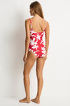 Leilana Cross Front Scoop Back Tankini