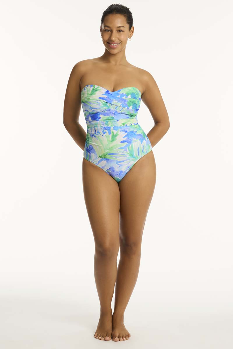 Key Largo Twist Bandeau One Piece - Key Largo - Sea Level Australia 