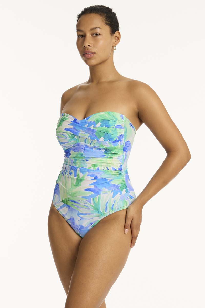 Key Largo Twist Bandeau One Piece - Key Largo - Sea Level Australia 