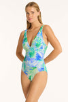 Key Largo Longline Tri One Piece - Key Largo - Sea Level Australia 