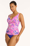 Fiesta Cross Front Tankini in Fiesta | Sea Level Australia