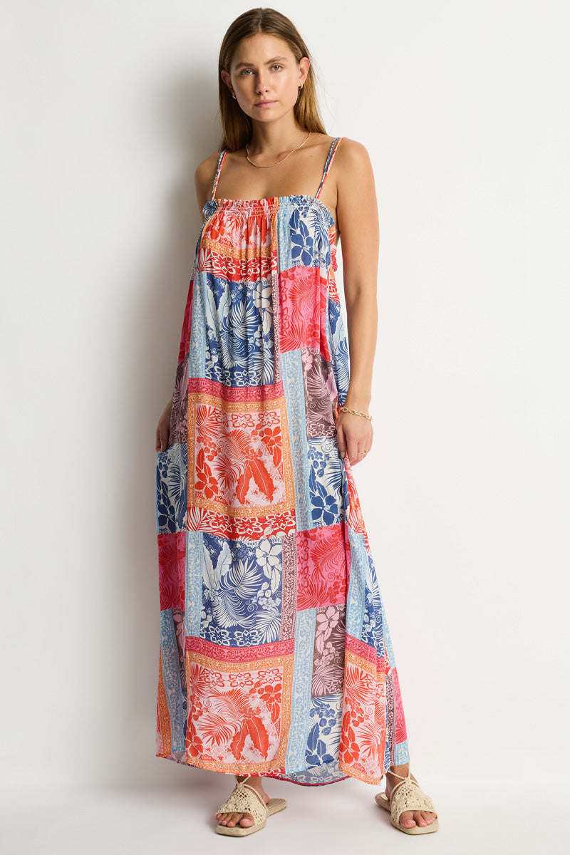 maxi beach dresses australia White Cotton Maxi Dress