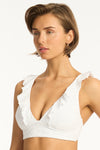 Interlace Frill Bra - Interlace White - Sea Level Australia 