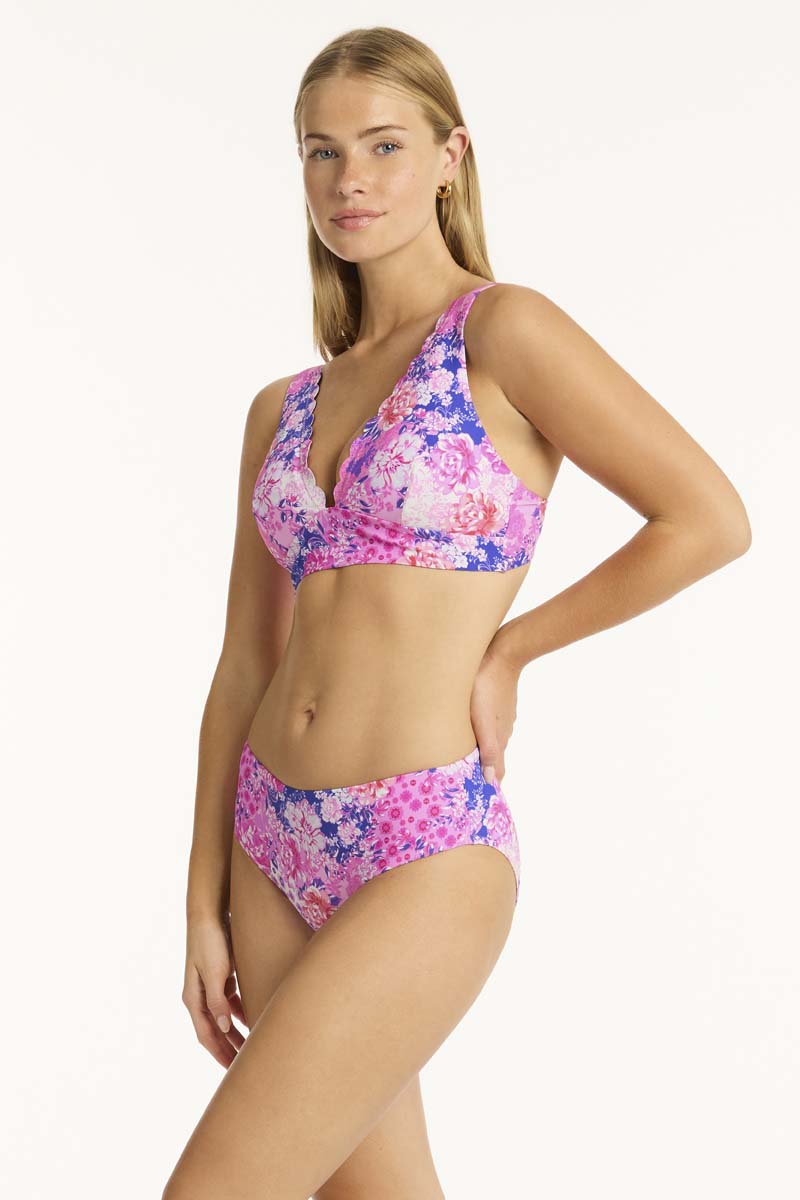 Fiesta Mid Bikini Pant in Fiesta | Sea Level Australia