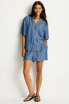 Denim Surf Bowling Shirt