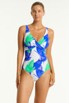 Sublime Cross Front One Piece in Sea Level | Sea Level Australia 