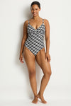 Costa Cross Front Scoop Back One Piece
