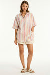 Boho Stripe Aloha Shirt