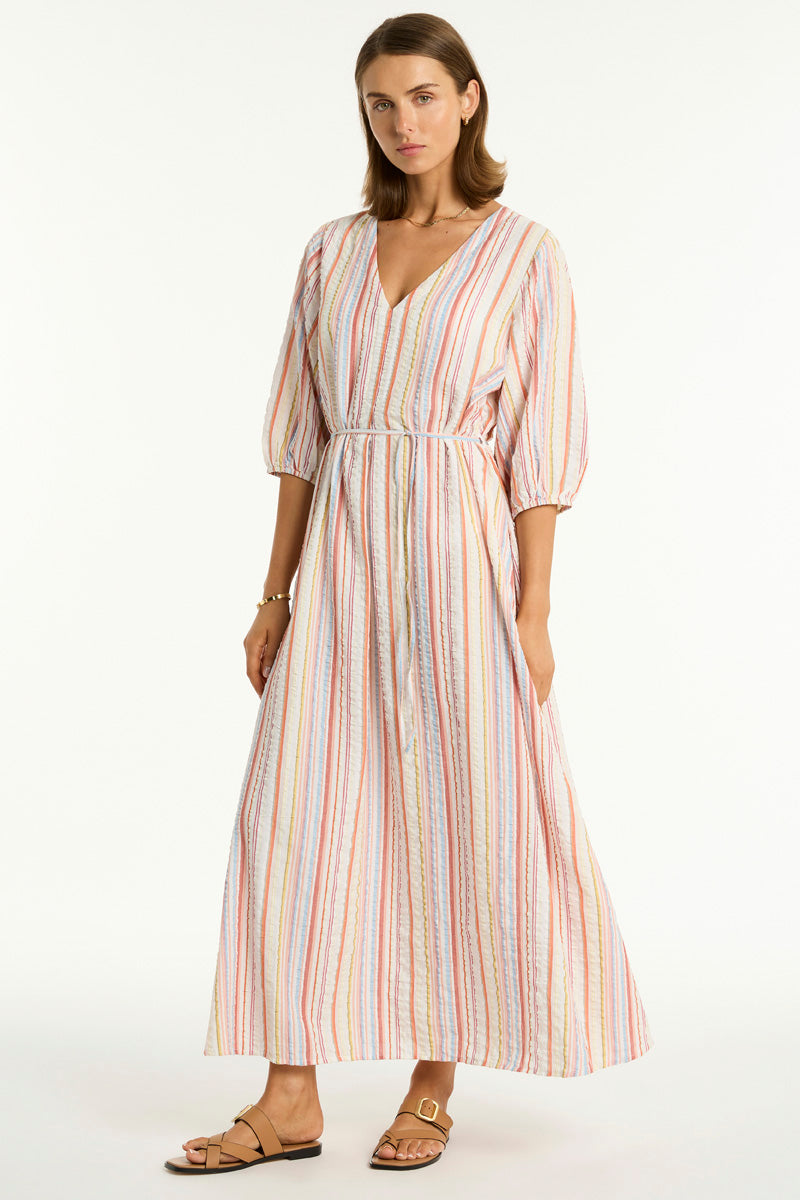 Boho Stripe Long Dress