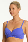 Essentials Edit Cross Front Moulded Cup Bra