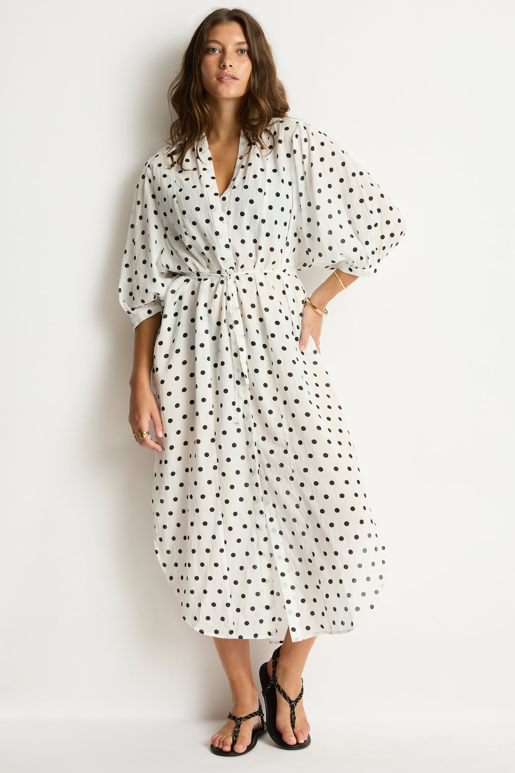 Dottie Boho Long Shirt Dress