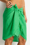 Sunset Frayed Sarong