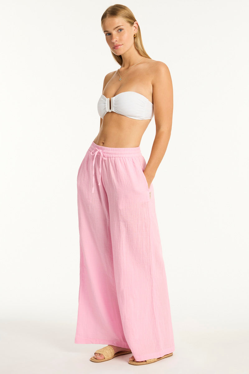 Sunset Beach Pant - Sunset Pink - Sea Level Australia 