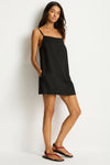 Shore Linen Shift Short Dress