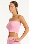 Sunset Beach Bandeau Top - Sunset Pink - Sea Level Australia 