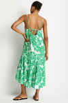 Palmera Resort Tiered Midi Sundress