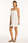 Heatwave Short Sundress in Heatwave White | Sea Level Australia 