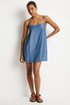 Denim Surf Shift Short Dress