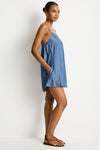 Denim Surf Shift Short Dress