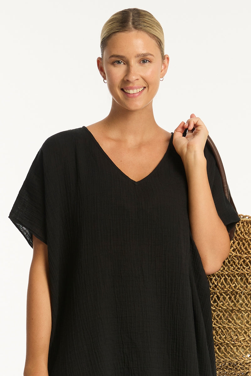 Black Sunset Kaftan - Sunset Black - Sea Level Australia 