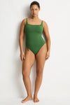 Scallop Square Neck Bralette One Piece